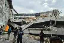 جزئیاتی تازه از ریزش ساختمان مدرسه‌ای در اندونزی/ ۹۱ نفر زیر آوار مانده‌اند
