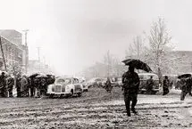 تهران، اصفهان، همدان و اراک زیر برف سنگین!/ بارش برف در آذر ۱۳۵۴ را ببینید