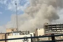 انفجار هنگام گزارش زنده خبرنگار صدا و سیما در میدان حر تهران