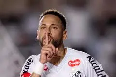 شادی گل جنجالی نیمار به افتخار وینیسیوس