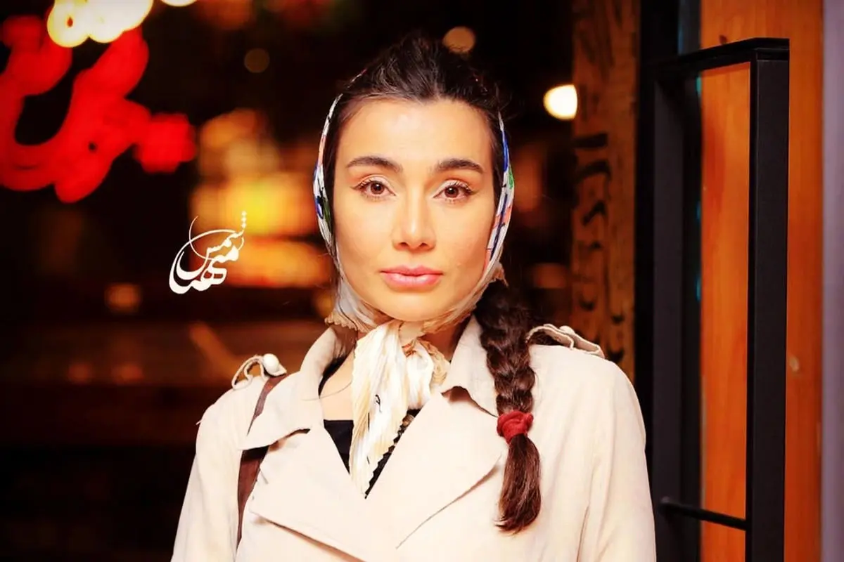 رپ خوانی خاطره حاتمی بازیگر سریال گرگ و میش وسط مصاحبه