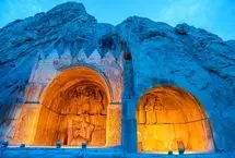اصابت موشک به نزدیکی طاق بستان کرمانشاه