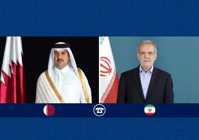 امیر قطر: کنار برادران خود در ایران می‌ایستیم