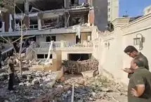 تصاویری از محل حادثه انفجار در بندرعباس