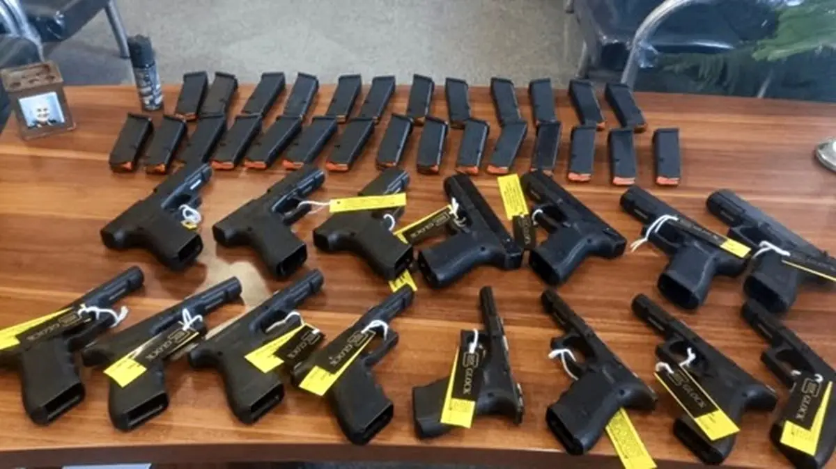 کشف ۳۲ قبضه کلت کمری که راهی یزد شده بود