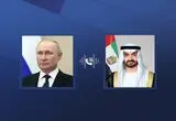 گفت‌وگوی پوتین و رئیس امارات درباره ایران
