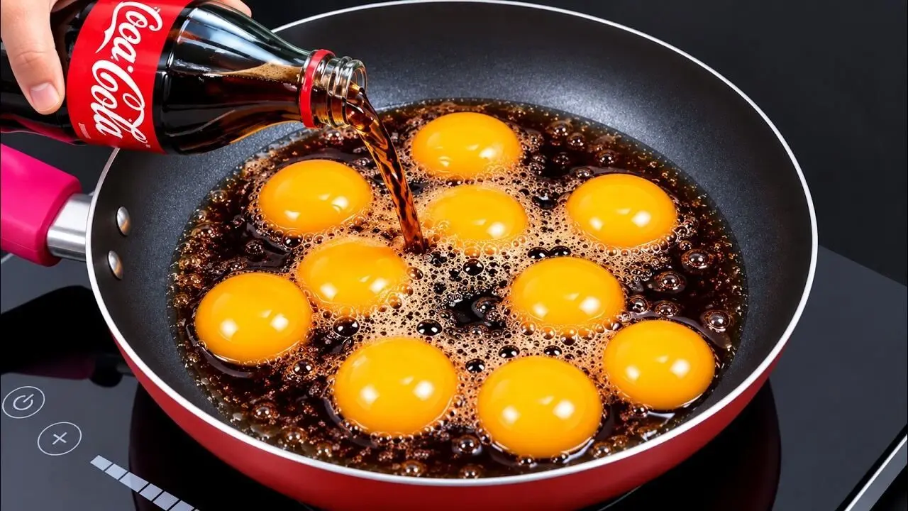 طرز تهیه صبحانه خوشمزه و متفاوت با تخم‌مرغ و نوشابه