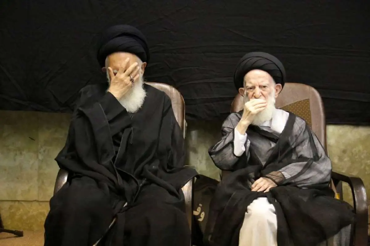 تصاویر؛ مراسم سالگرد همسر آیتالله شبیری زنجانی