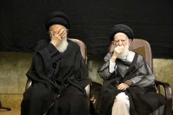 تصاویر؛ مراسم سالگرد همسر آیت‌الله شبیری زنجانی