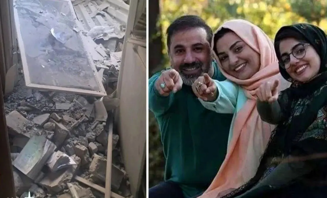 آسیب به منزل مسکونی مرحوم علی سلیمانی در جنگ اخیر