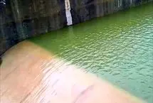 سرریز سد هاله کوهدشت در بارندگی های اخیر