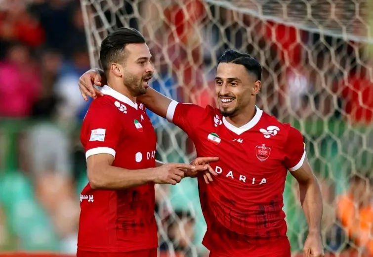 ببینید؛ گل اول پرسپولیس به شمس آذر توسط سروش رفیعی دقیقه 10