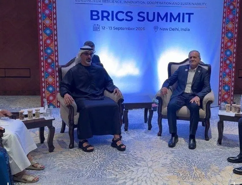 مسعود پزشکیان و ولیعهد امرات