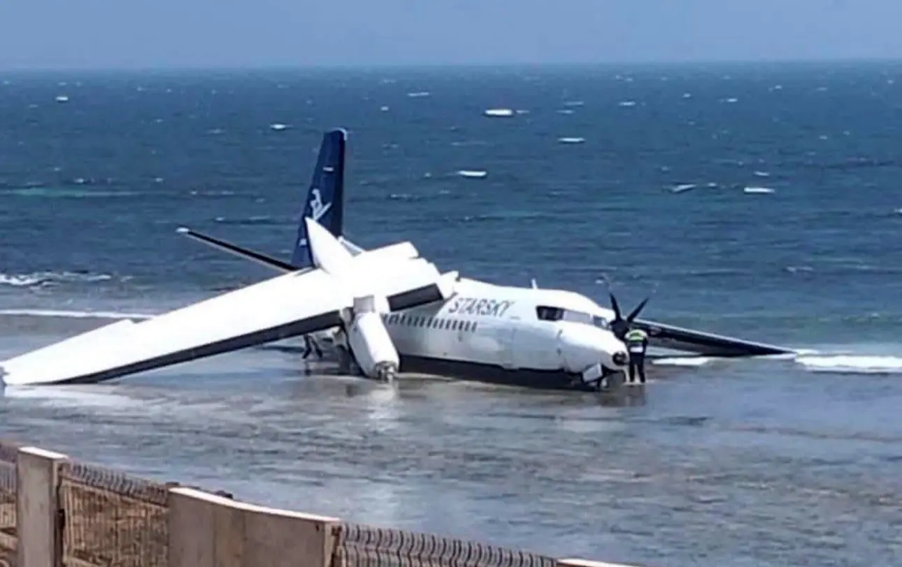 سقوط هواپیمای مسافربری در سومالی