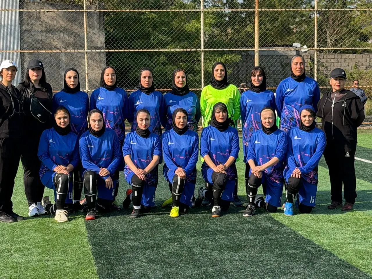 تصاویر؛ مرجانه گلچین فوتبالیست شد!

