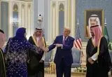 دست‌دادن دیپلمات‌ زن عربستان با ترامپ زیر دوربین رسانه‌ها