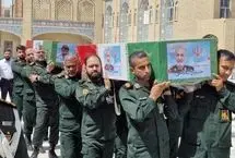 تصویری از پیکر سپهبد شهید سلامی و ذکر دعای تلقین