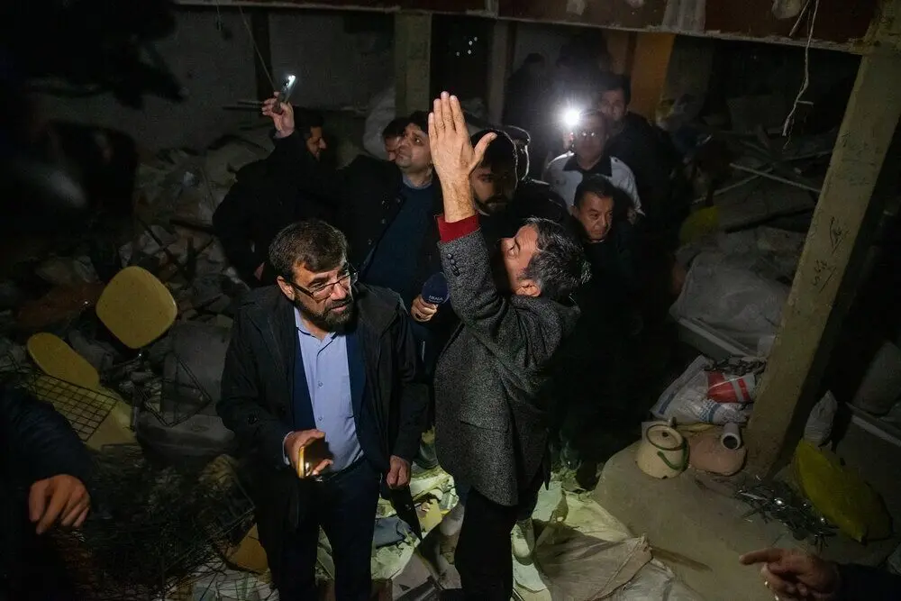 تصاویر؛ حفاری غیرمجاز زیر بازار بزرگ تهران