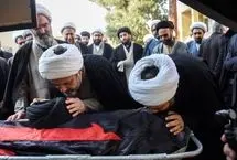 تصاویر؛ وداع با پیکر آیت‌الله سید محمد شاهچراغی در سمنان