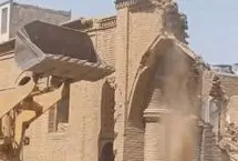 تخلف شهرداری در تخریب بدون مجوز کاروانسرای تاریخی روس‌ها در سبزوار 