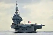 ناو هواپیمابر فرانسه وارد مدیترانه شد
