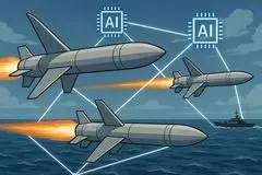 موشک‌هایی که با هم حرف می‌زنند؛ هوش مصنوعی در میدان نبرد