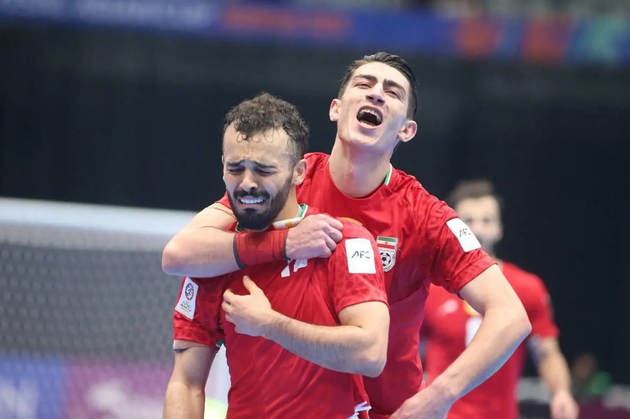 اشک‌های سالار فوتسال ایران پس از اولین گل