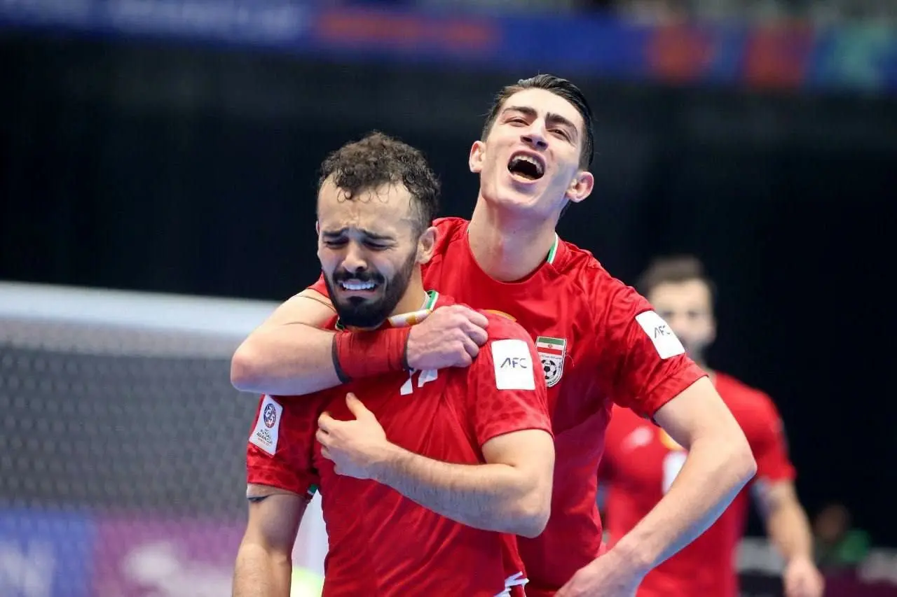 اشک‌های سالار فوتسال ایران پس از اولین گل