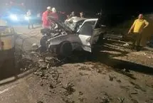 تصادف مرگبار پژو و کامیون/ ۶ تبعه خارجی کشته شدند