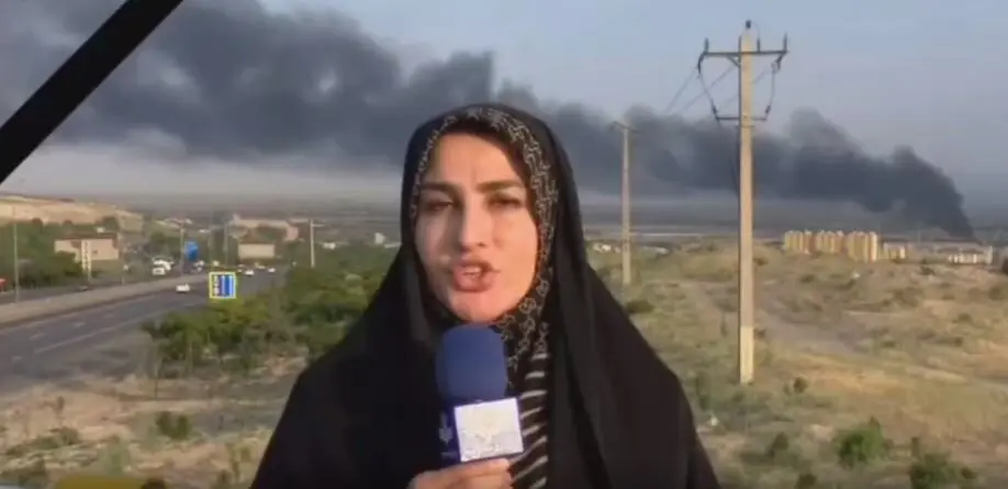 ببینید؛ گزارش صداوسیما از حمله اسرائیل به محلی در نزدیکی پالایشگاه تبریز