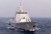 ناوشکن جدید چین وارد آب‌های آزاد شد