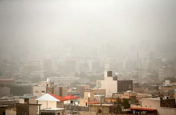 تداوم وزش باد شدید در تهران