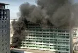 ویدئو و جزئیات آتش‌سوزی در هتلی نزدیک ورزشگاه ومبلی لندن