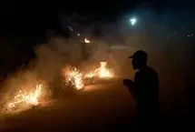تصاویر؛ کشیک شبانه فلسطینی‌ها برای مقابله با شهرک‌نشینان