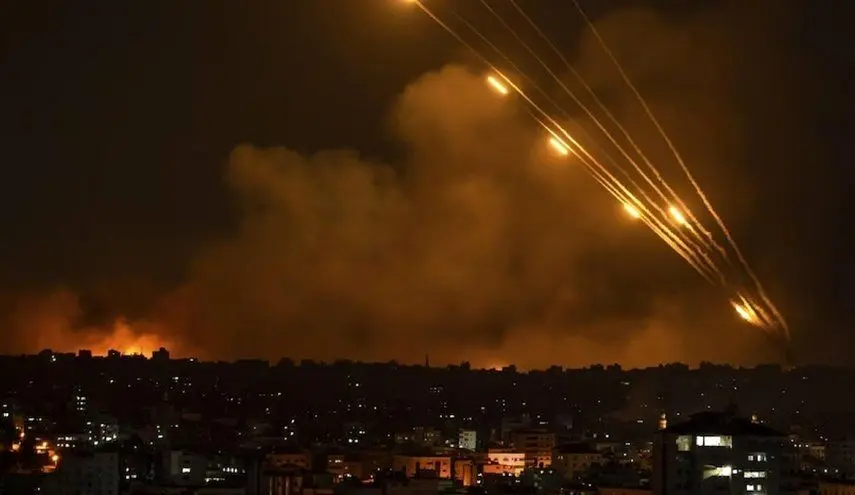  لحظه برخورد موشک به تل‌آویو