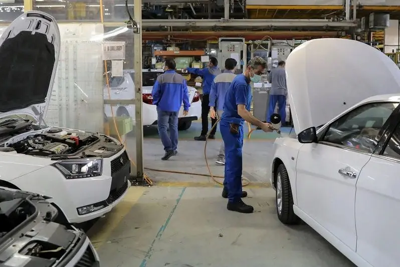 تولید خودروهای ناقص بالا رفت