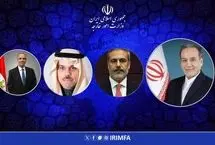 گفت‌وگوهای تلفنی عراقچی با وزرای خارجه ترکیه، مصر و عربستان سعودی

