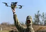 مقابله سربازان اوکراینی با پهپادهای روسی