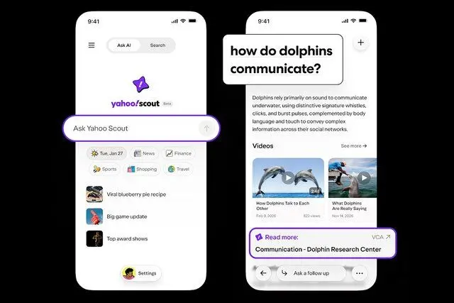 یاهو با «اسکات» جستجو را به دنیای هوش مصنوعی مولد می‌برد