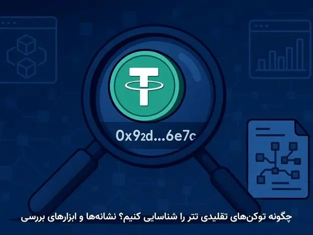 شناسایی توکن‌های تقلیدی تتر (USDT)/ نشانه‌ها و ابزارهای بررسی