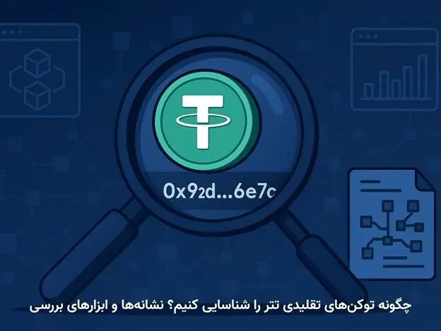 شناسایی توکن‌های تقلیدی تتر (USDT)/ نشانه‌ها و ابزارهای بررسی