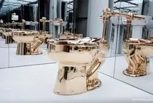 ببینید؛ توالت طلا در کانون توجهات