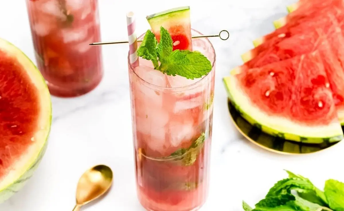 طرز تهیه موهیتوی هندوانه برای نذری محرم 