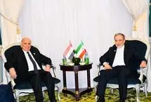 دیدار عراقچی و فواد حسین وزیر خارجه عراق