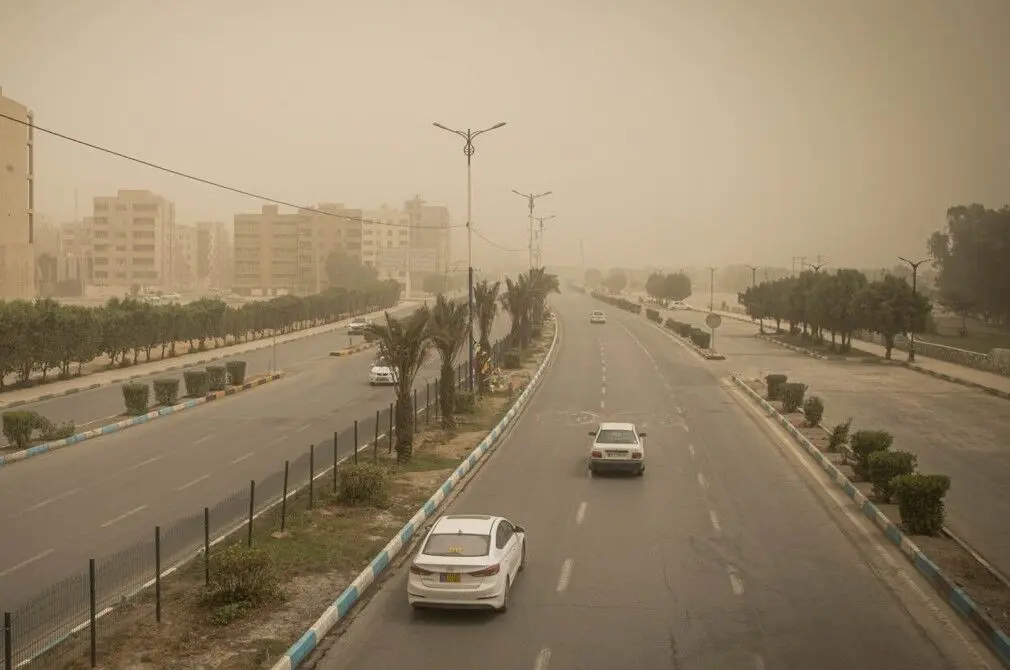 ۱۳ شهر خوزستان در وضعیت ناسالم و بسیار ناسالم آلودگی هوا
