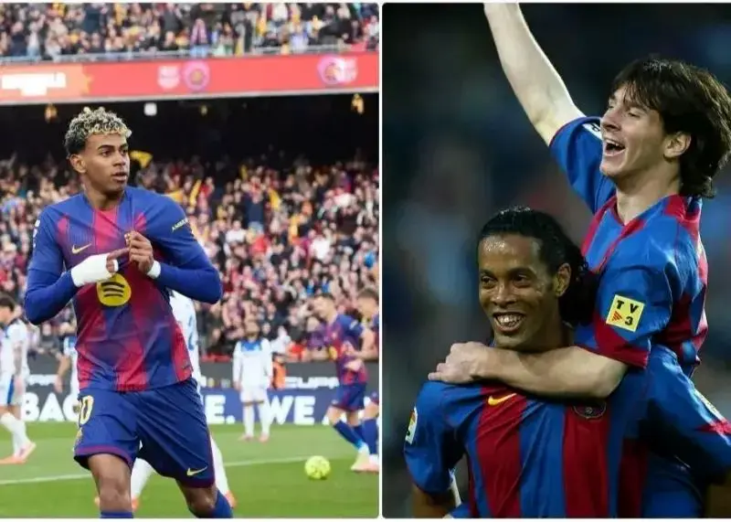 لامین یامال از مسی جلو زد!