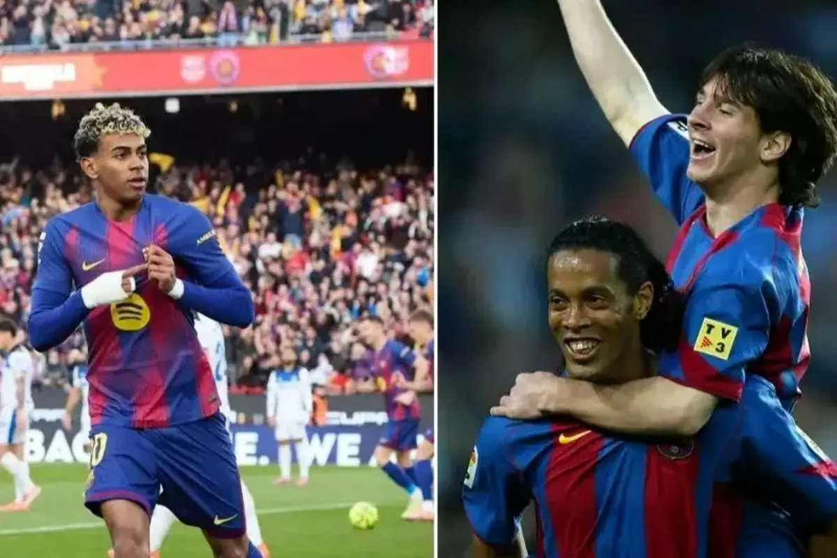 لامین یامال از مسی جلو زد!