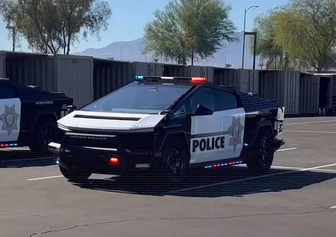 ببینید؛ پلیس لاس‌وگاس ناوگان جدیدی از «تسلا سایبرتراک» راه‌اندازی کرد 