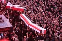 تصاویر: تشییع شهدای ایرانی در حرم امام حسین (ع)