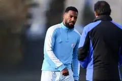 نازون بعد از دربی در تمرین استقلال